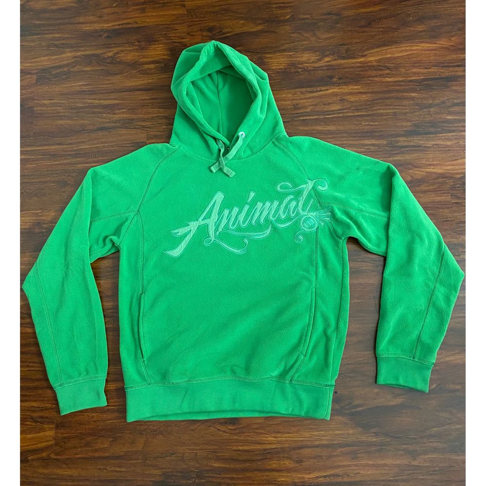 Animal World Free Ride Green Hoodie Sweater